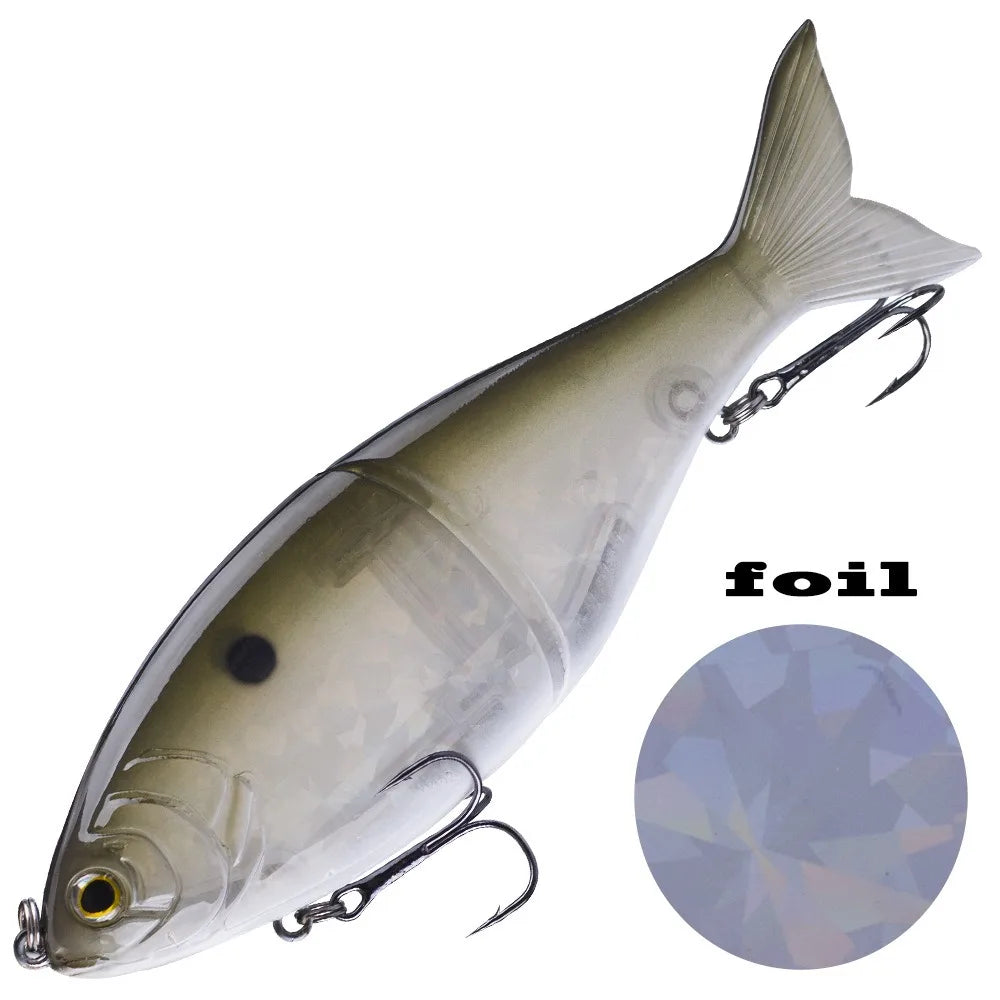 New Coming 178mm 82g Sinking Glide Bait Fishing Lures Jointed Swim Bait Rattle Balls Inside Wobblers Pesca Slide Sea River
