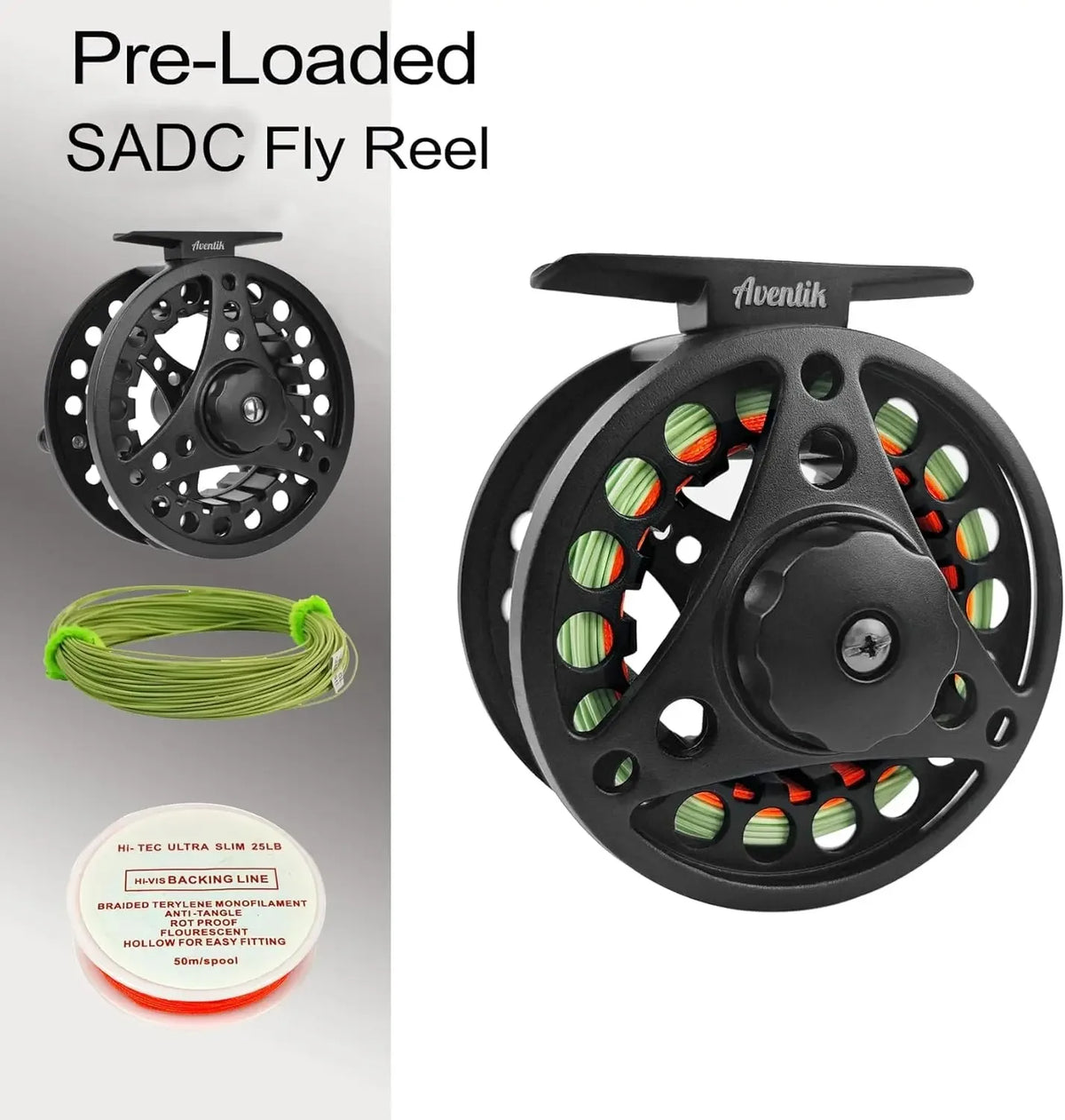 Aventik Extreme Fly Fishing Rod & Reel Combo Kit 0–6WT with Travel Case for Starter