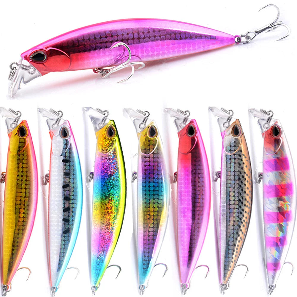 NUNATAK Long-range Throwing Baits Sea Fishing Lures Sinking Lure 3D EYES 9.5CM/30G 10.2CM/30G Hard Baits SEA BASS Fishing Baits