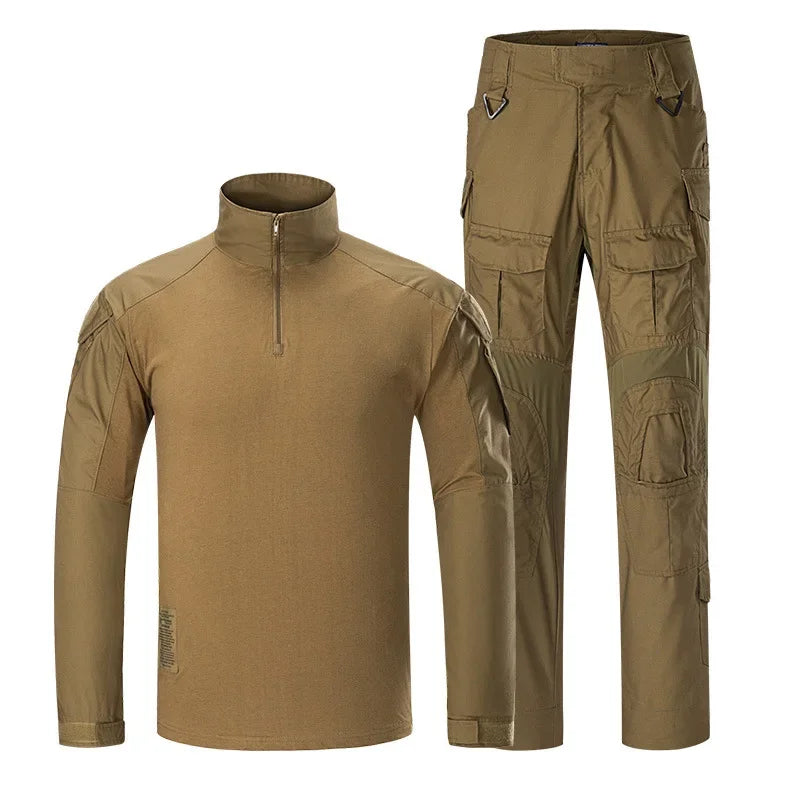 Men's 3.0 Tactical Outfit Multi-Camo Uniform  Ghillie Suit for Field Operations Airsoft Hunting Training Shirt Pants