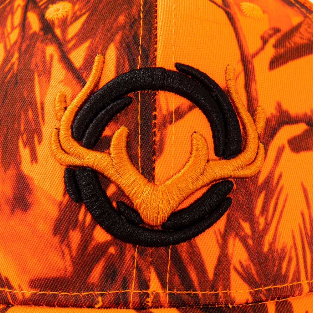 Deer Antler Camo Hunting Trucker Hat Outdoor Fishing Embroidery Mesh Baseball Cap for Men Women