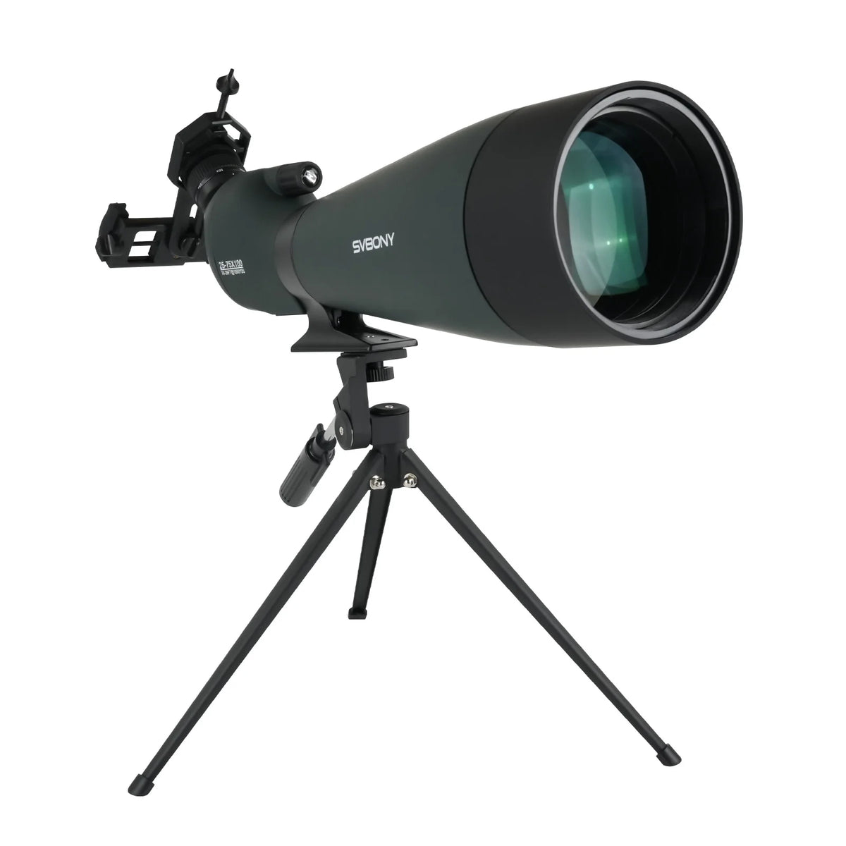 Svbony SV28A Spotting Scopes 25-75x100/20-60x80 FMC Perfect for Beginners in Archery, for Wildlife Watching, Outdoor Adventure