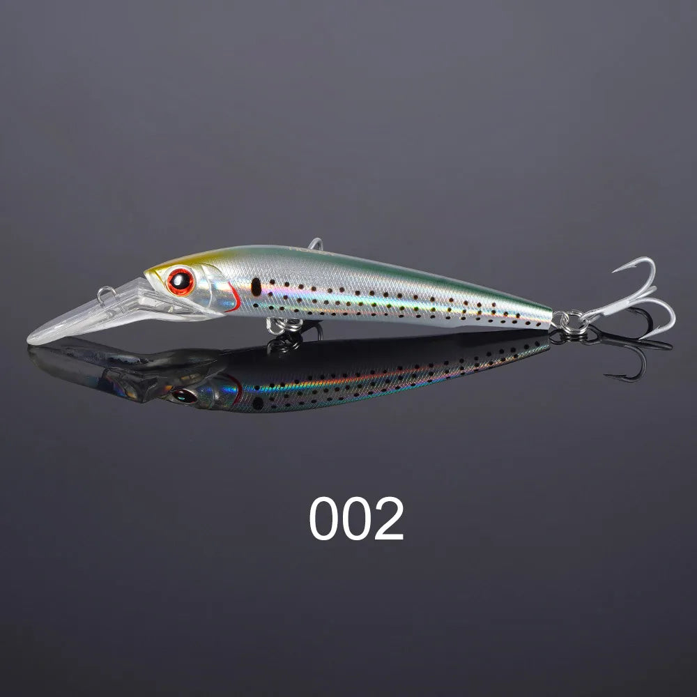 NOEBY Offshore Trolling Minnow 14cm 50g 18cm 98g Sinking Hard Bait Saltwater Boat Lure Big Game Tuna Fishing