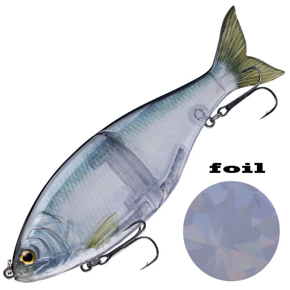 New Coming 178mm 82g Sinking Glide Bait Fishing Lures Jointed Swim Bait Rattle Balls Inside Wobblers Pesca Slide Sea River