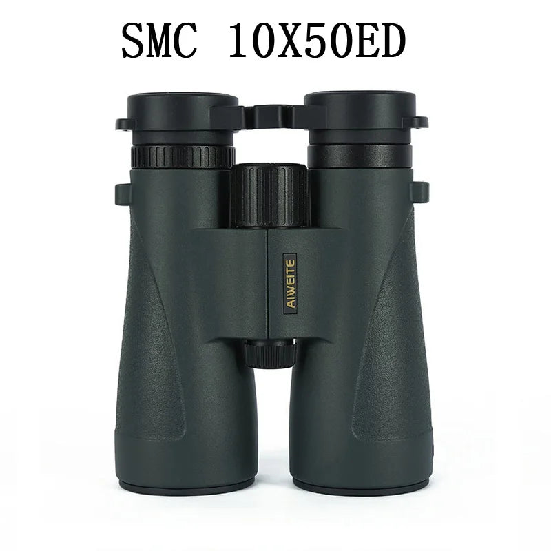 Professional ED Lens 10X50/12X50 Binoculars High Reflective SMC IPX7 Waterproof Bak4 Optics Telescope Low Dispersion For Hunting
