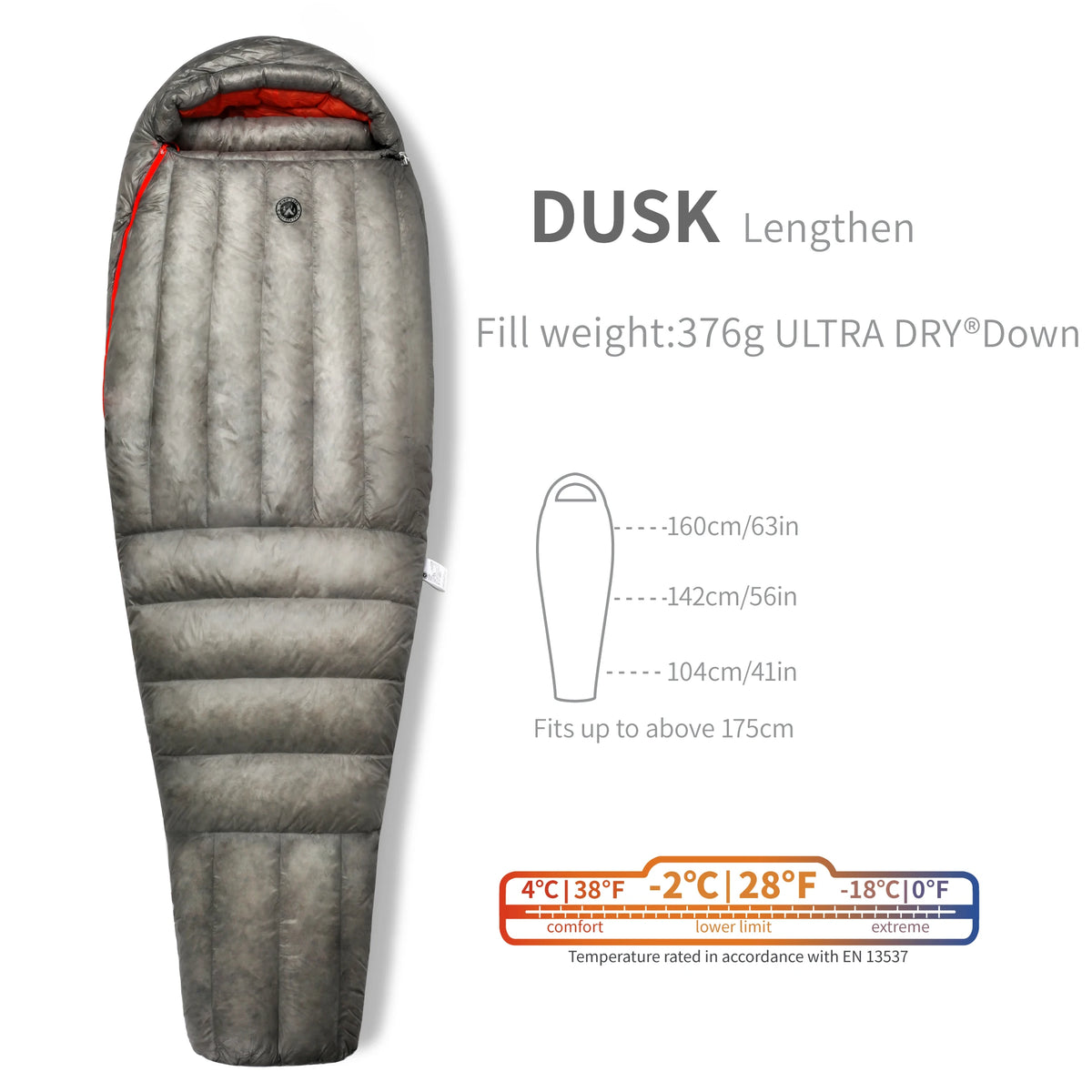 AEGISMAX Wind Hard Dusk Upgrade 7D Nylon DWR 800FP Ultra Dry Down Pro Ultralight Sleeping Bag Camping and Hiking for Men & Women