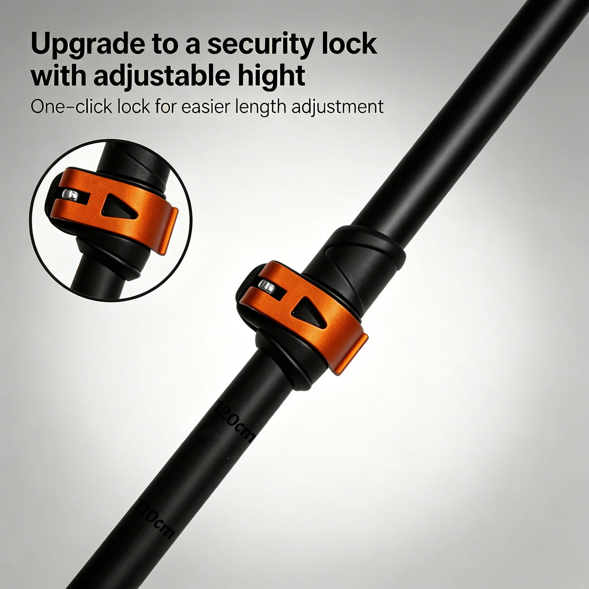 2026 New Carbon Fiber Folding Trekking Poles Ultralight Adjustable Length Quick Lock Walking Sticks for Hiking Camping Travel