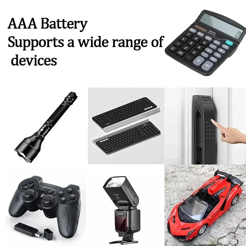 🛒1.5V AA+AAA Ni Mh Rechargeable Battery, AAA Alkaline 3800-3000ah,For Flashlights,Toys,Clocks,MP3,Nickel Hydrogen Batteries🔋