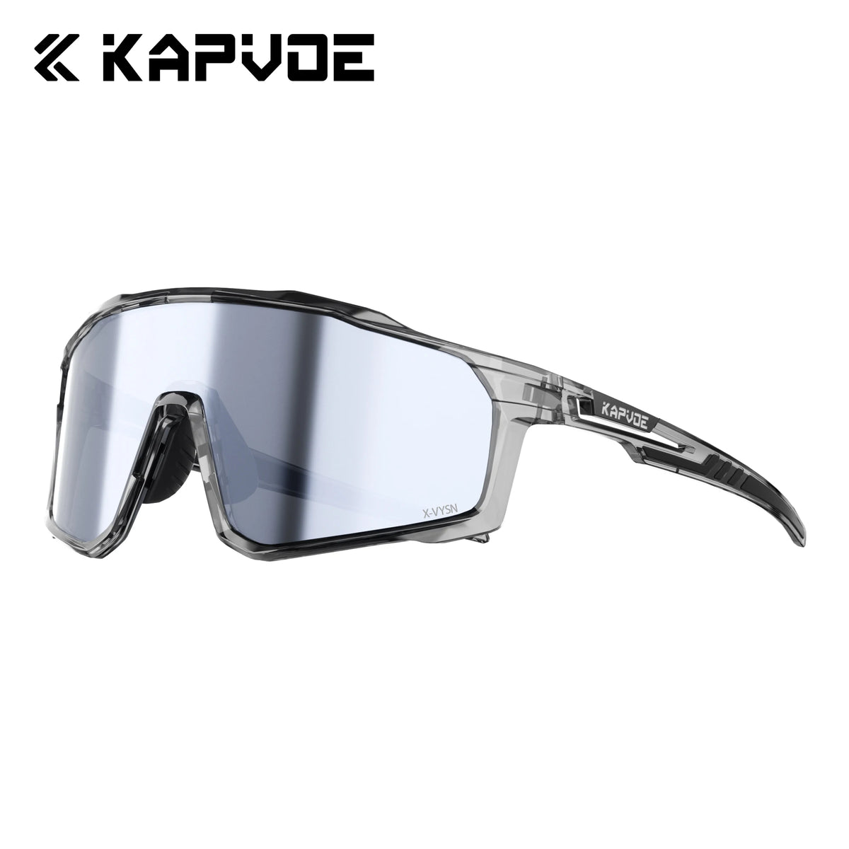 KAPVOE New Large Size Cycling Sunglasses Glasses Outdoor UV400  Sports MTB Goggles Bike Driving Glasses Men Road Bicycle Glasses