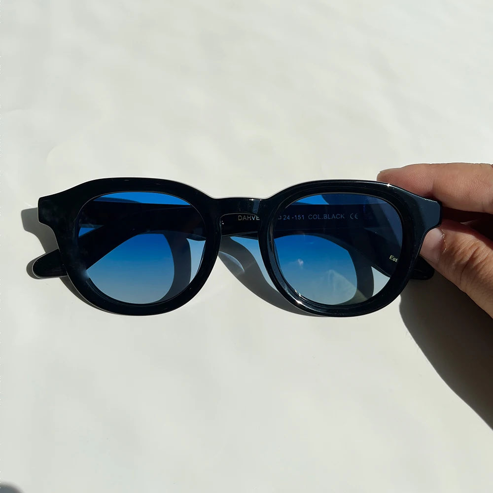 Lemtosh DAHVEN Vintage Sunglasses Women Eyewear Acetate Vintage Oval Sunglasses Polarized Men's Sunglasses Dropshipping