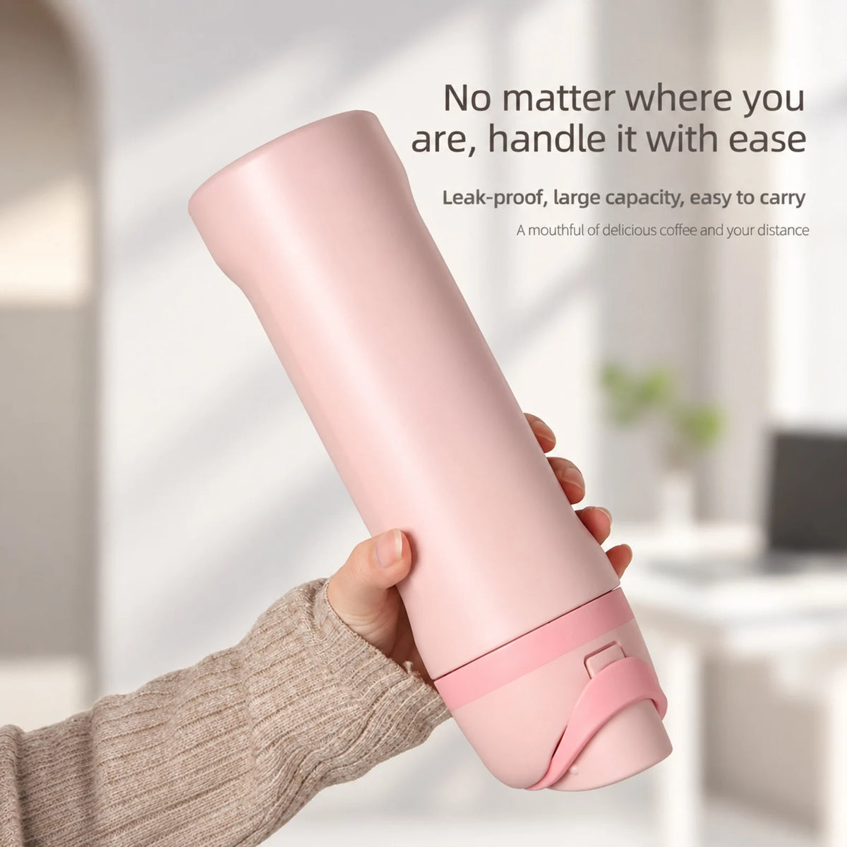 24oz Stainless Steel Vacuum Double Wall Insulated Cup for Outdoor Camping Hiking Mountaineering Dual Drinking Sports Water Cup