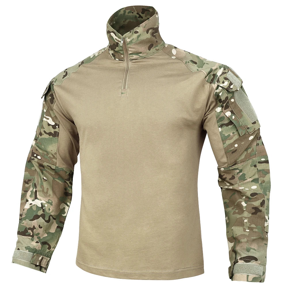 KRYDEX Camouflage G3 Combat Uniform Hunting Outdoor Tactical Gen3 Shirt & Pants Suit Kit Ranger Green Camo Black Clothing