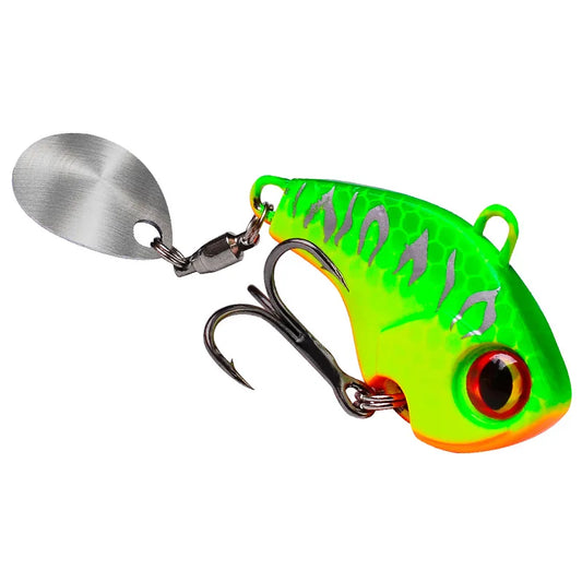 Fishing Lures Wobble Rotating Metal Vib Vibration Bait Winter Fishing 5g 7g 10g Artificial Hard Baits Spinner Spoon Lure Pesca