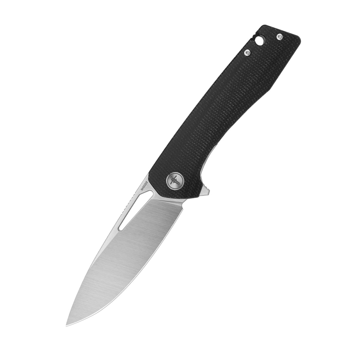 Shooziz EDC Pocket Folding Knife with Clip, 3.66"D2 Satin/PVD Blade, Ultem/G10/Micarta/ G10 Carbon Fiber for Outdoor Camping