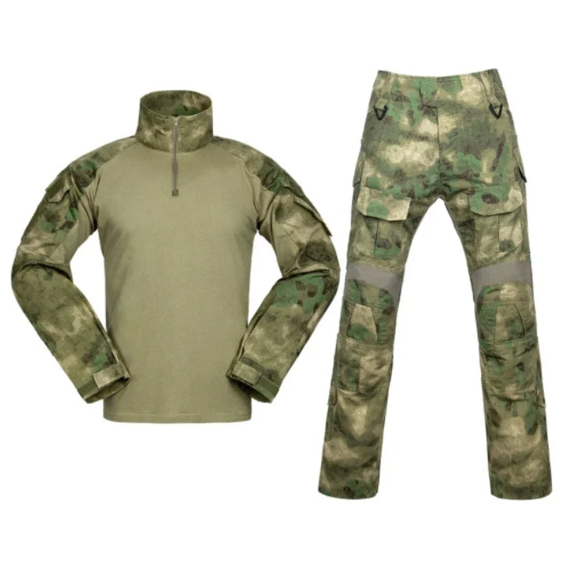 Men's 3.0 Tactical Outfit Multi-Camo Uniform  Ghillie Suit for Field Operations Airsoft Hunting Training Shirt Pants