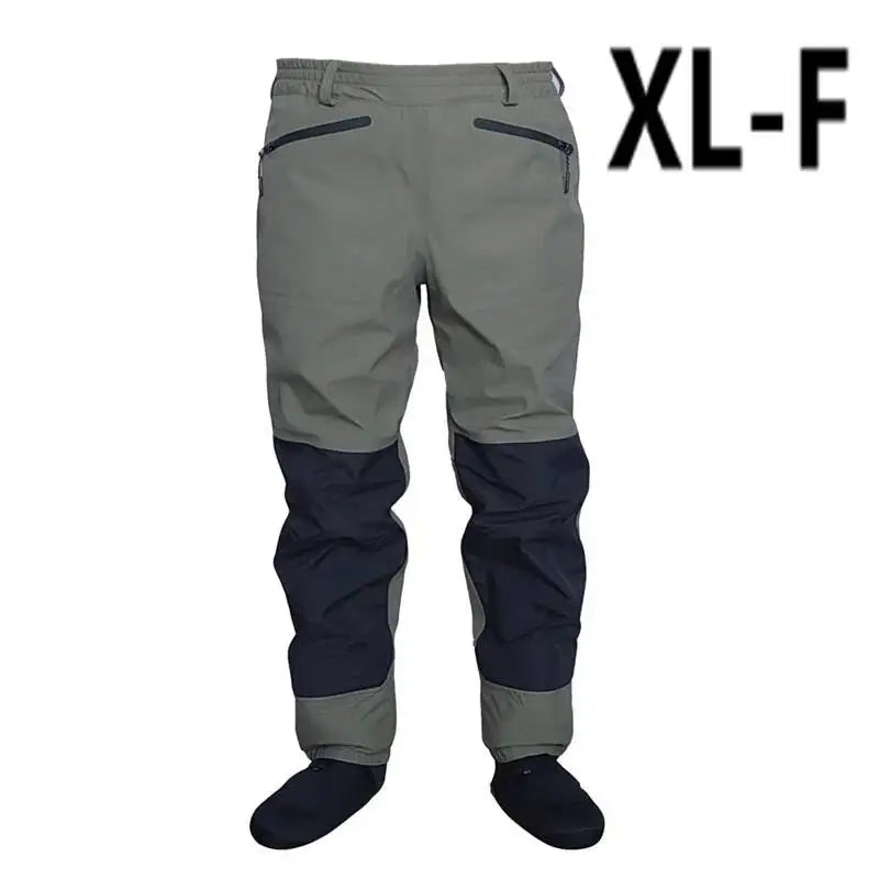 3 Layer Breathable Waterproof Fly Fishing Waist Waders Stockingfoot High Pant Wader Durable Duck Hunting Wading Pants
