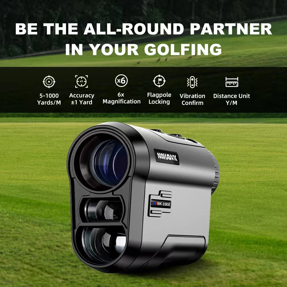 Hunt Rangefinder Laser Range Finder for Hunting Camo 600/1000M Rangefinder Multi Functional Distance/Angle/Scan 6X Magnification