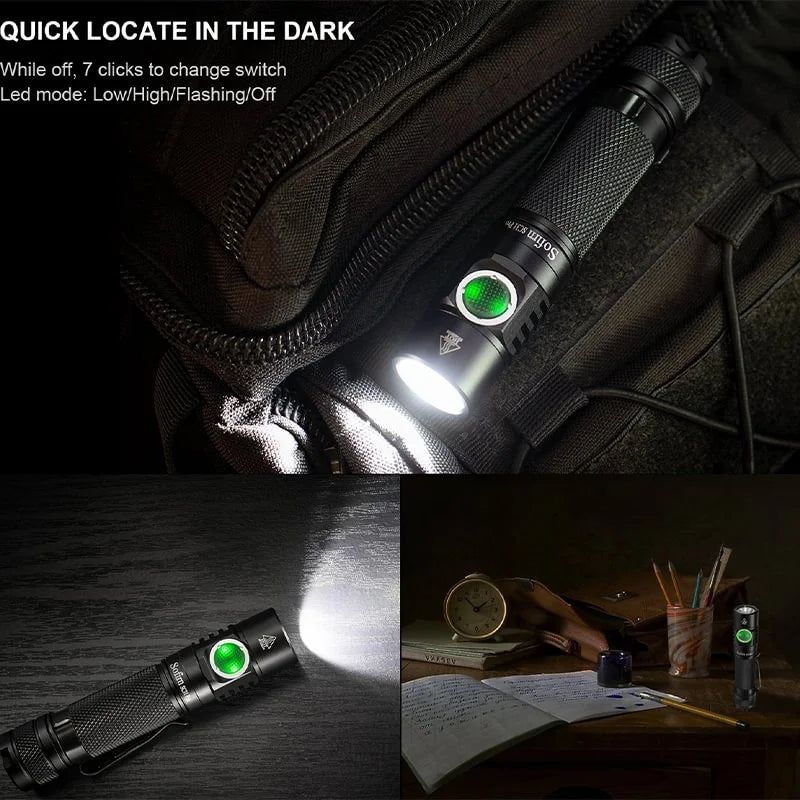SOFIRN SC31 Pro SST40 2000lm LED Flashlight Rechargeable 18650 Flashlights USB C Powerful LED Torch Outdoor Lantern Anduril