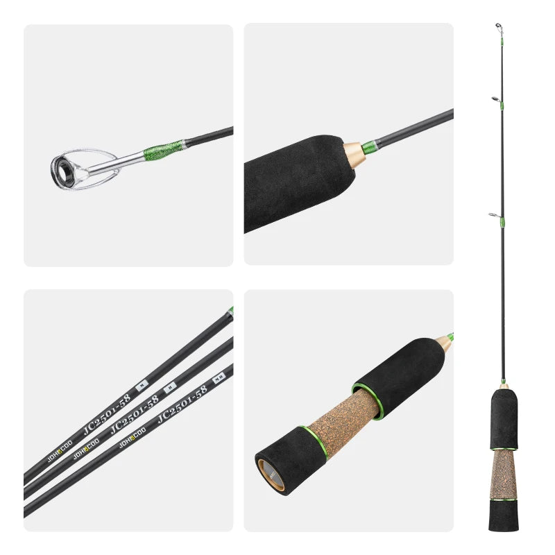 Ice fishing rod M MH H Winter Fishing Rods Light Weight River Carp Tackle Fishing Equipment Hard Ice Fishing Rod
