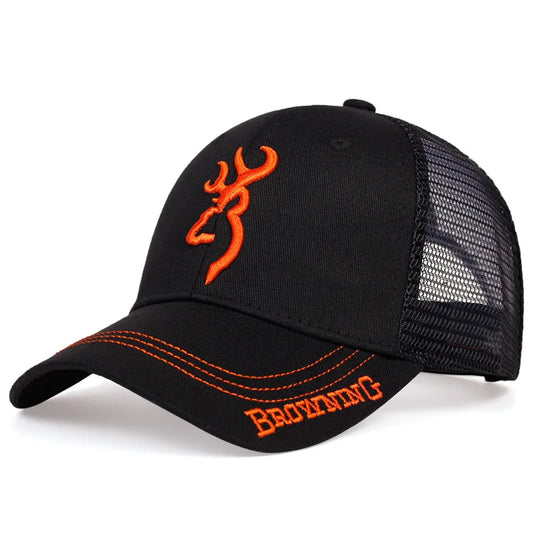 Pure Cotton Unisex Mesh Cap Embroidered Casual Sun Hat Adult Breathable Baseball Cap