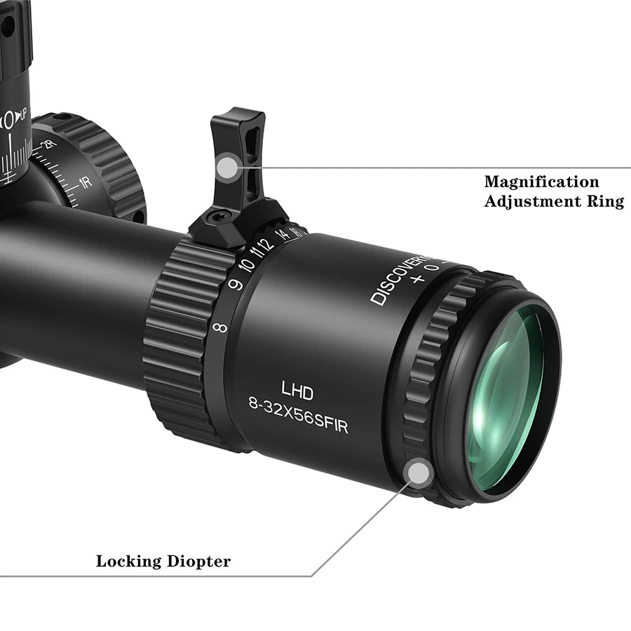 Discovery LHD 8-32X56SFIR FFP-Z Riflescope Compact Tactical Scopes Outdoor Hunting Large Objective Lens Optics Shooting Sight