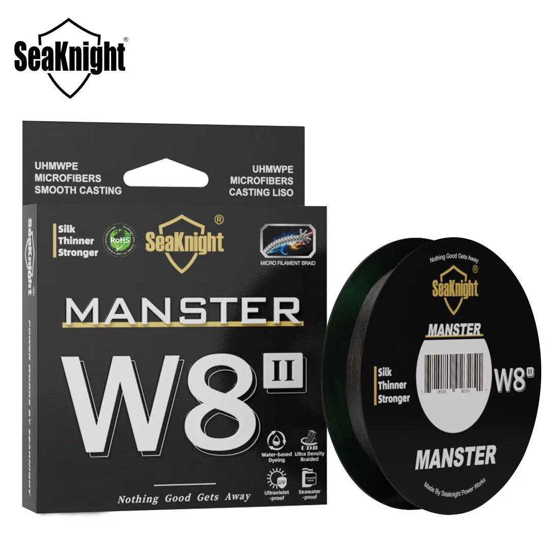 SeaKnight Brand MANSTER W8 II Series 8 Strands Braided Fishing Lines 500M Seawater Proof Ultraviolet Proof for Saltwater Fishing
