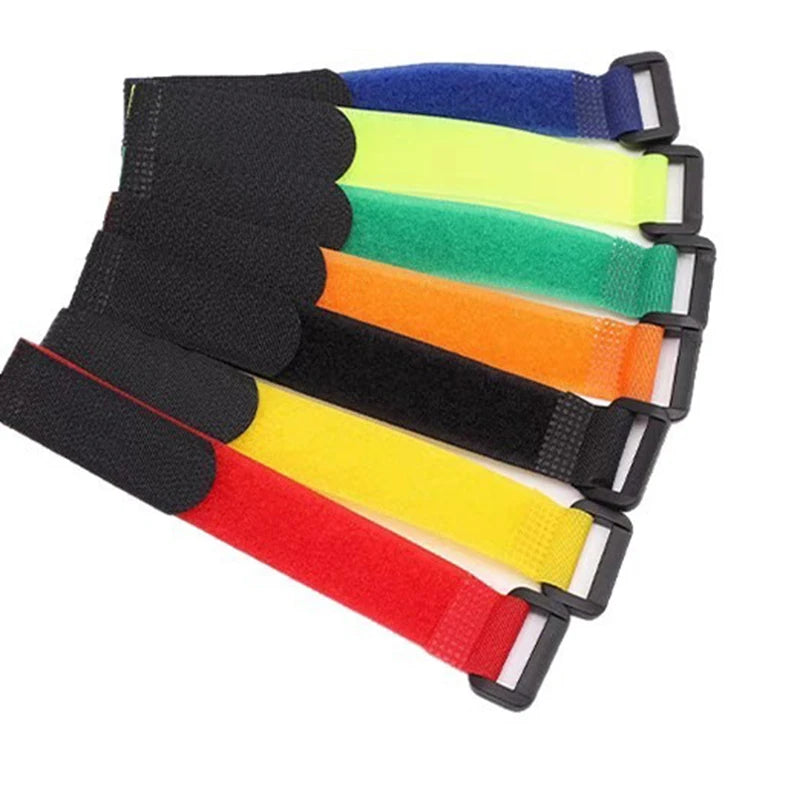 Fishing Rod Tie Holder Strap Suspender Fastener Hook Loop Ties Belt Fishing Rod Strapping Wrap Band Outdoor Fish Tool