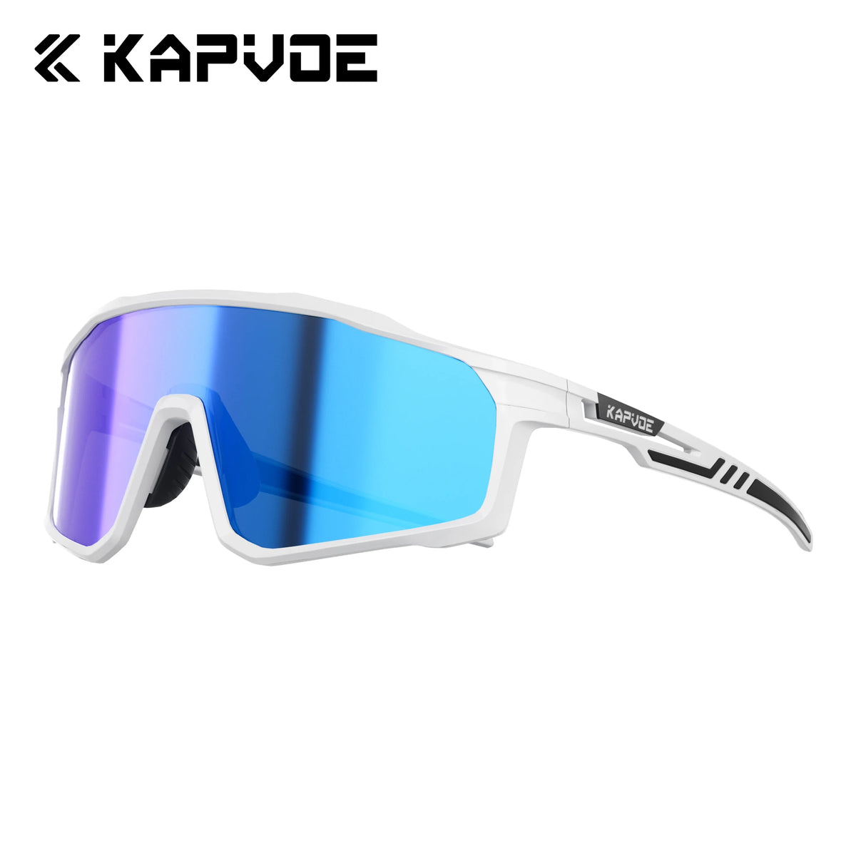 KAPVOE New Large Size Cycling Sunglasses Glasses Outdoor UV400  Sports MTB Goggles Bike Driving Glasses Men Road Bicycle Glasses