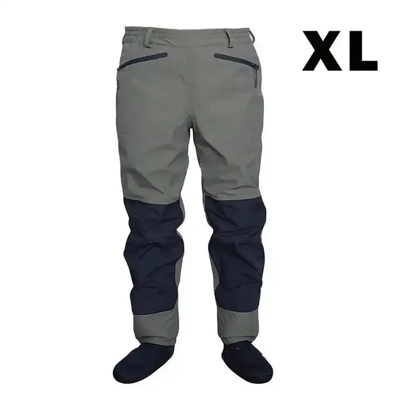 3 Layer Breathable Waterproof Fly Fishing Waist Waders Stockingfoot High Pant Wader Durable Duck Hunting Wading Pants