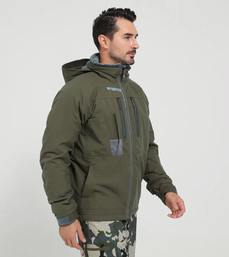 Green Men's Aerolite Incinerator Jacket Fall Winter Camouflage Waterproof Insulated Hunting Clothing