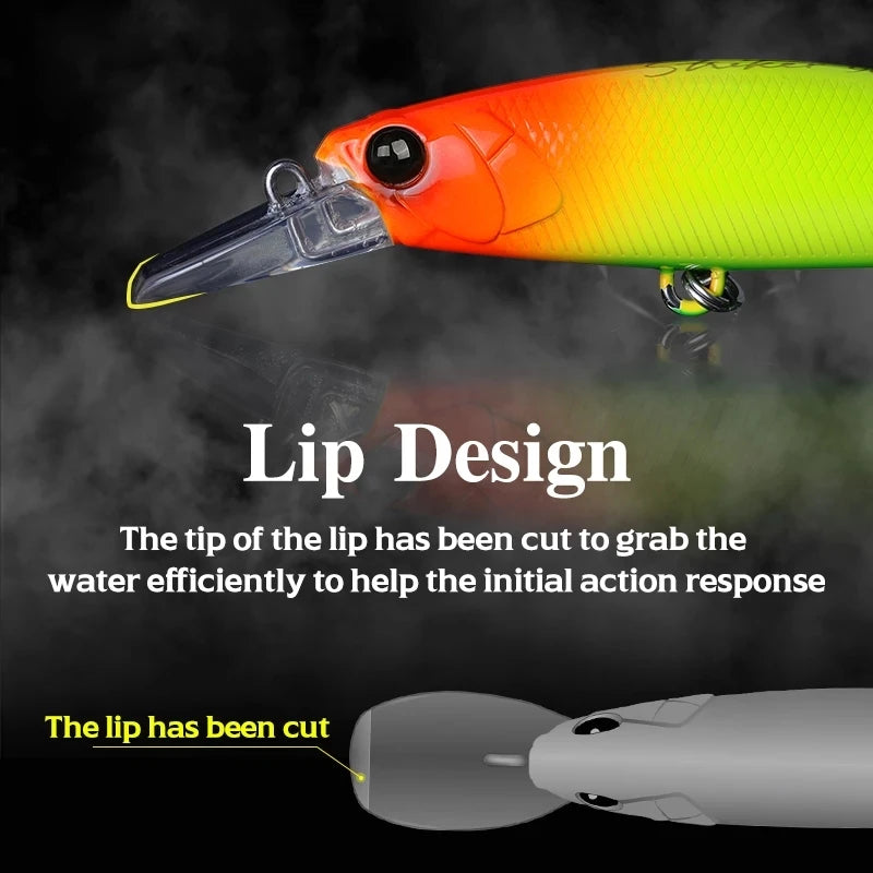 Tsurinoya 8pcs 90mm 37g Sinking Minnow Artificial Baits Long Casting Fishing Lures Goods Jerkbait Freshwater Stream Saltwater
