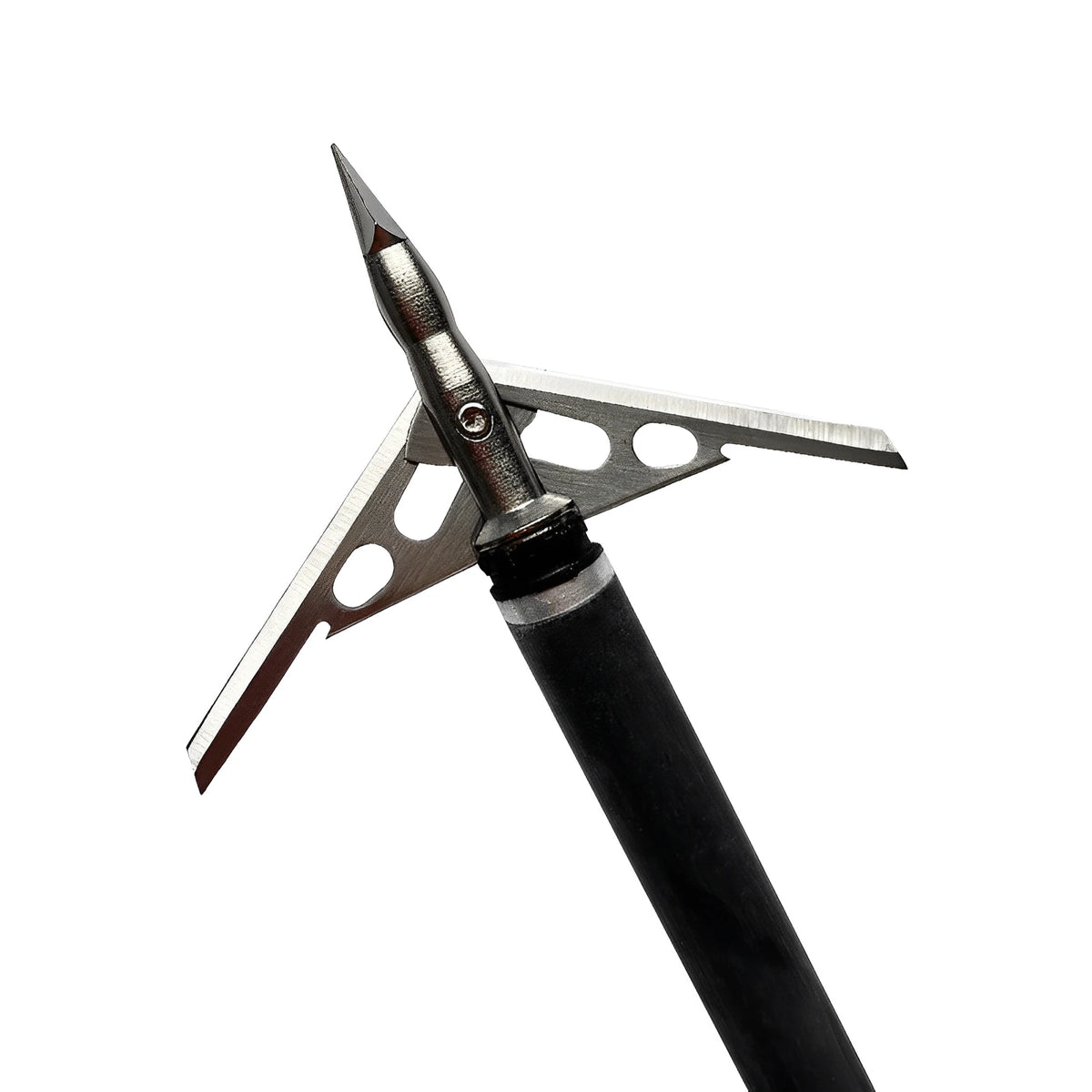 6/12/24 Pcs 100 Grain 2.3" Cut Stainless steel Arrow Tips Hunting Archery Bolts Arrow Broadheads 2-Blade