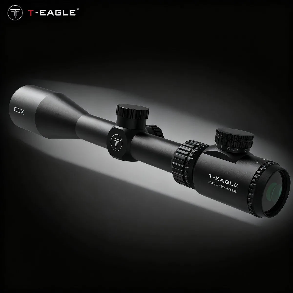 EOX 3-9X40 EG Red Green Illuminated Optical Scope for Hunting Tactical T-EAGLE Scopes 3-9X Magnify Telescope Aim Accessory