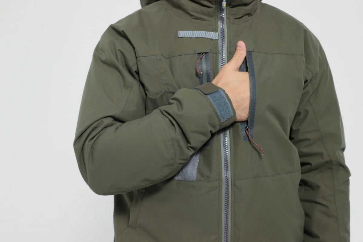 Green Men's Aerolite Incinerator Jacket Fall Winter Camouflage Waterproof Insulated Hunting Clothing