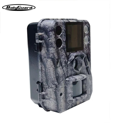 BolyGuard SG520-Plus Trail Camera 4K/48MP Night Vision (940nm Black IR&White LED) Wildlife Hunting Game Camera Solar Ready