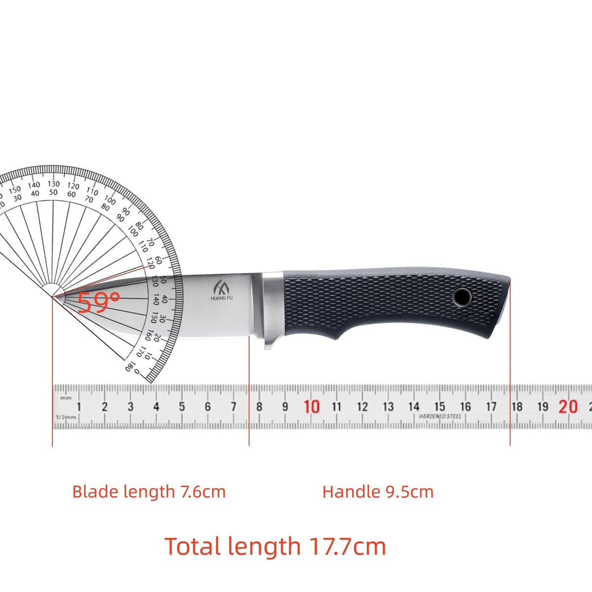 Portable Small High Hardness Outdoor Knife for Wilderness Camping - Durable Gift for Men