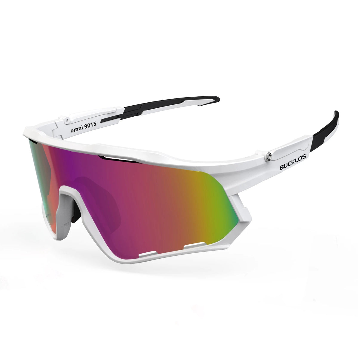 BUCKLOS UV400 Polarized Cycling Goggles Road Mountain Bike Sunglasses TR-90 Frame Outdoor Cycling Eyewear Unisex Sports Glasses
