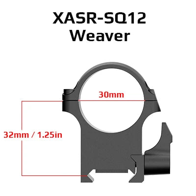 Vector Optics 2Pcs /set 25.4Mm 30Mm Mount Rings Quick Release Low Medium High for 20Mm Rail Hunting Scopes Ring Mount