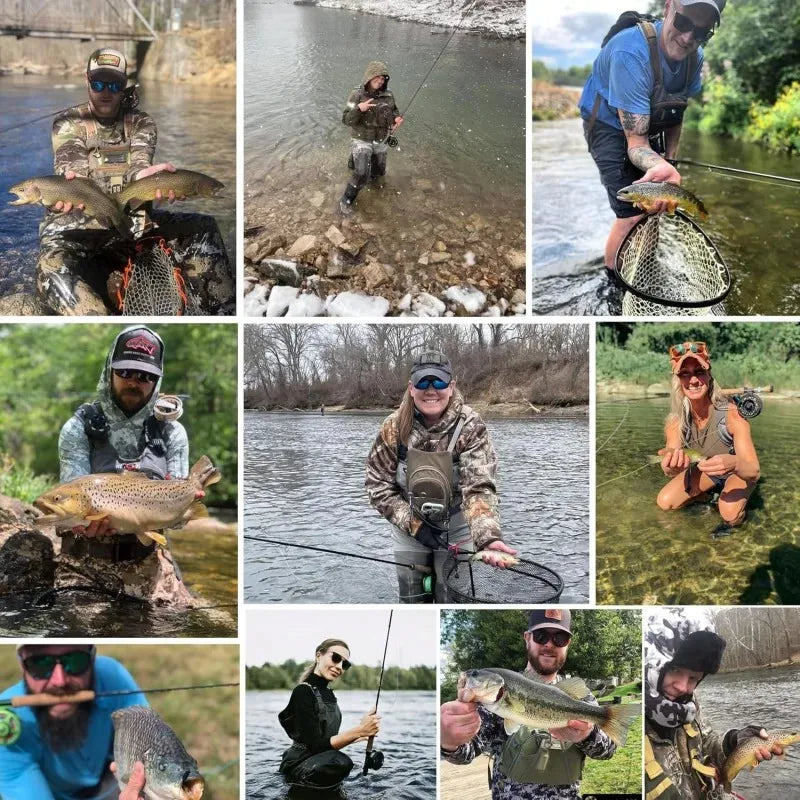 Aventik 11'6'' 4sec Double Hand Switch Rods Fly Rods with Extra Tip Fly fishing Rod Super Light Fly Fishing Rod Fast Action