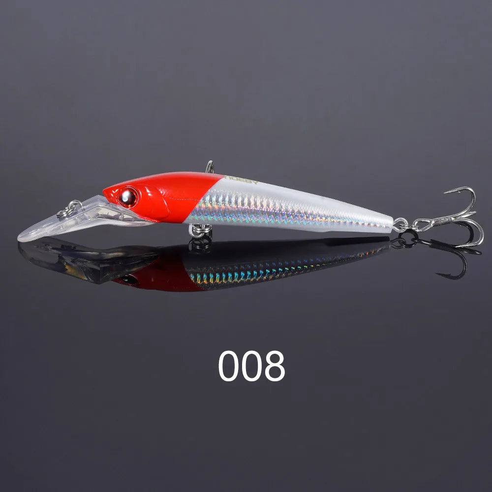NOEBY Offshore Trolling Minnow 14cm 50g 18cm 98g Sinking Hard Bait Saltwater Boat Lure Big Game Tuna Fishing