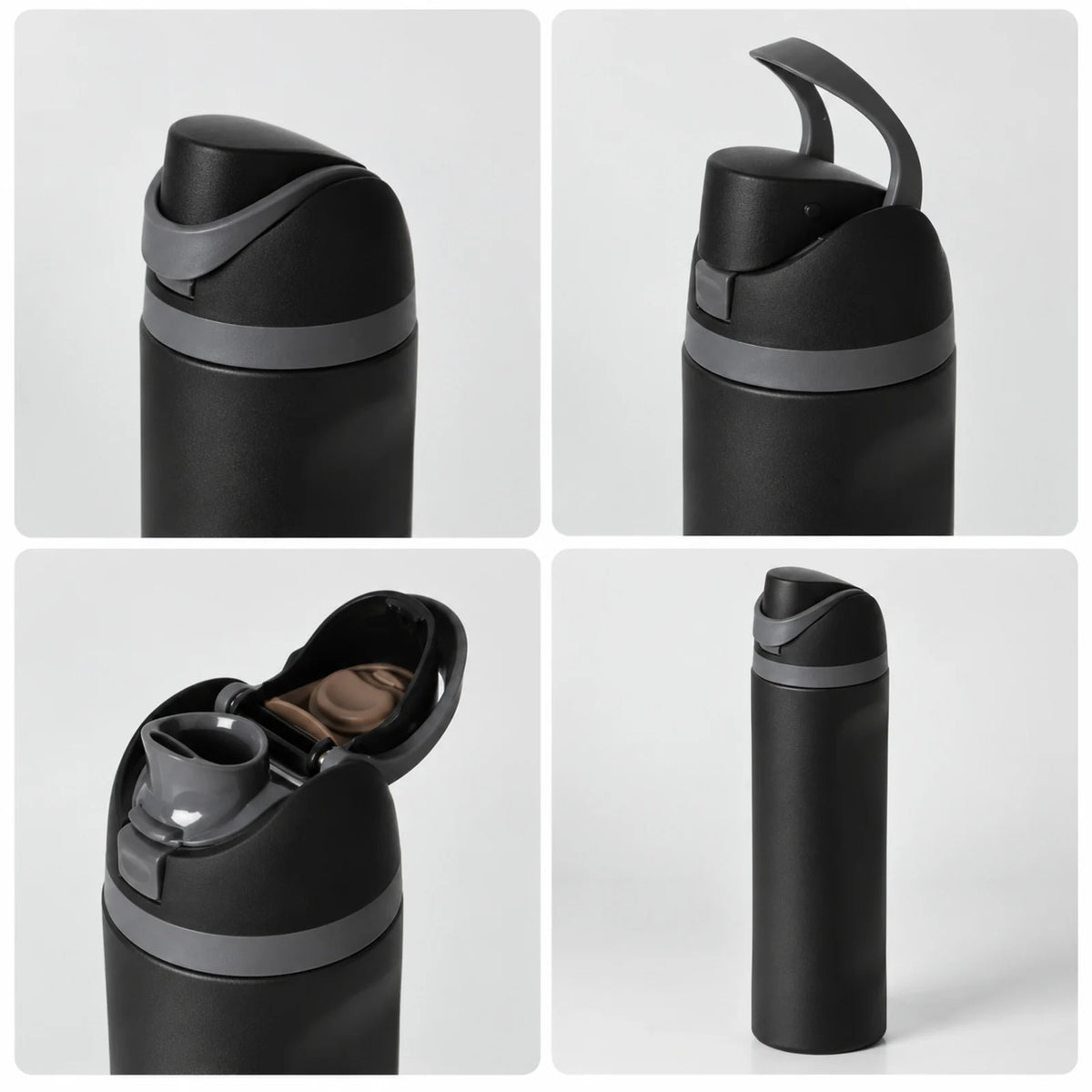 24oz Stainless Steel Vacuum Double Wall Insulated Cup for Outdoor Camping Hiking Mountaineering Dual Drinking Sports Water Cup
