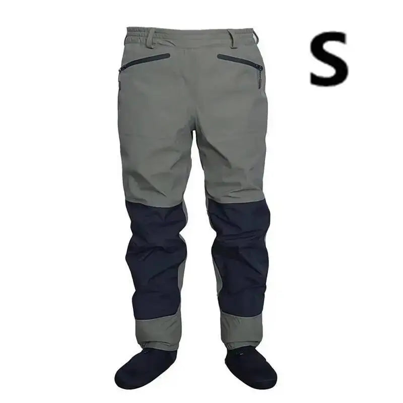3 Layer Breathable Waterproof Fly Fishing Waist Waders Stockingfoot High Pant Wader Durable Duck Hunting Wading Pants