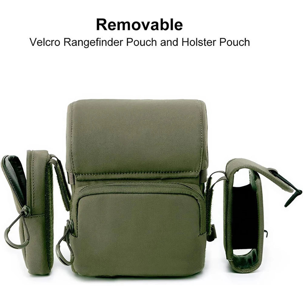 Outdoor Sports Binoculars Bag Chest Bag Hiking Climbing Telescope Storage Bag Foldable Multi-Pocket Portable Backpacks