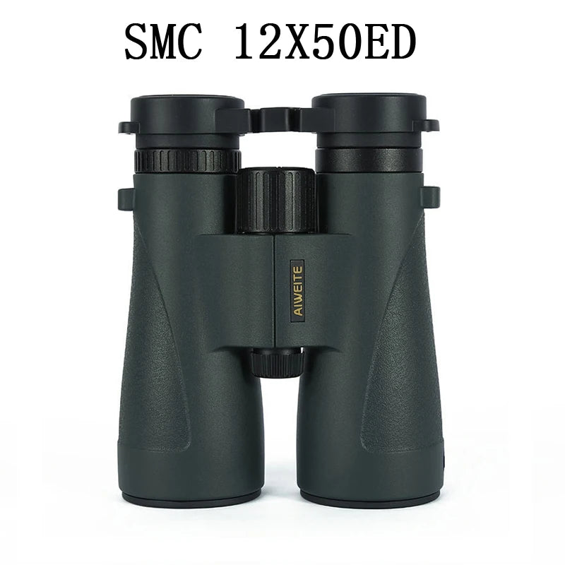 Professional ED Lens 10X50/12X50 Binoculars High Reflective SMC IPX7 Waterproof Bak4 Optics Telescope Low Dispersion For Hunting