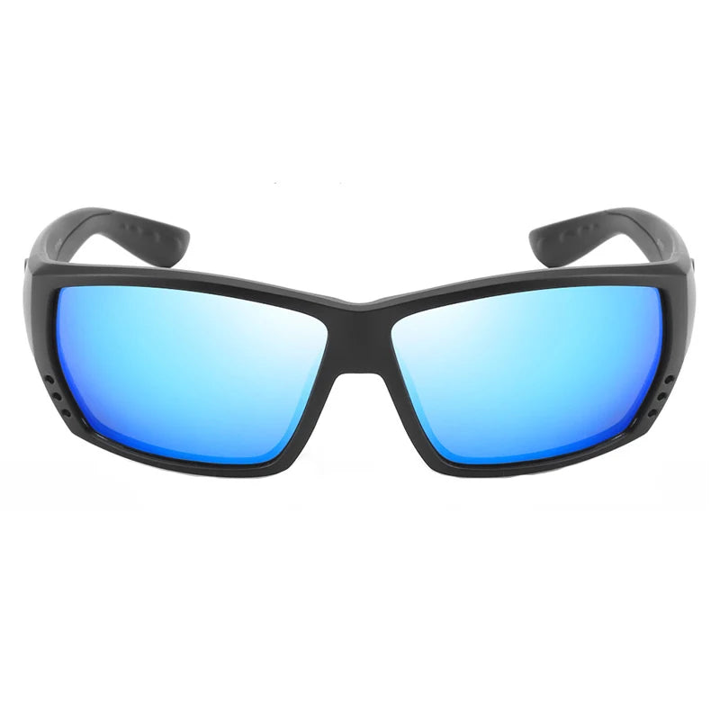 Tuna Alley Sunglasses Men Brand Design Square Sun Glasses Classic Mirror Driver Polarized Sunglasses Travel Male Sport Goggles