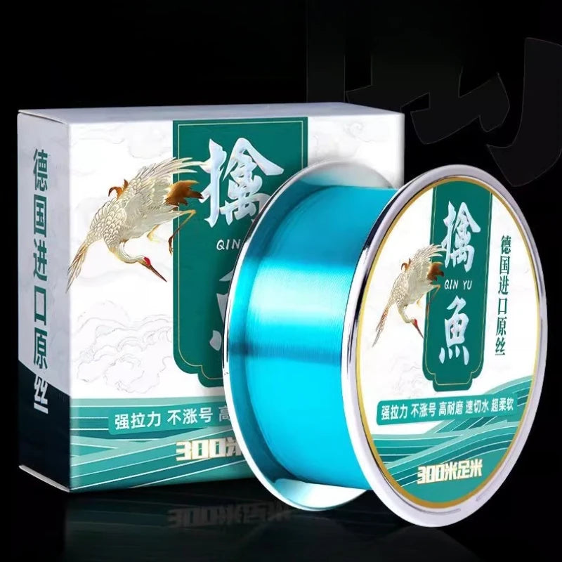 300m Fishing Line No Knot Main Line Ultra Soft Super Strong Tensile Nylon Line for Sea Fishing Rod