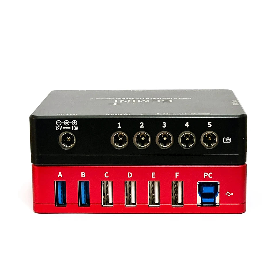 2026 Gemini Astro Power box HUB USB3.2+DC ASCOM Power Box Astronomy Telescope Photography Power Management Box Type-C Interface