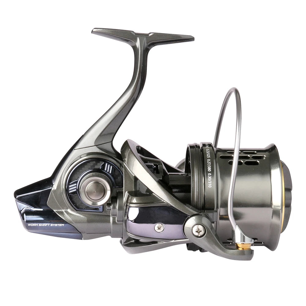 DEUKIO Spinning Fishing Reel 8000-12000 20KG Max Drag 4.6:1 Full Metal Body 8+1BB Saltwater Long Cast Surf Fishing Reel