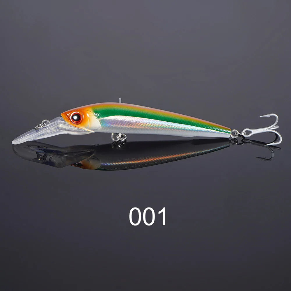 NOEBY Offshore Trolling Minnow 14cm 50g 18cm 98g Sinking Hard Bait Saltwater Boat Lure Big Game Tuna Fishing