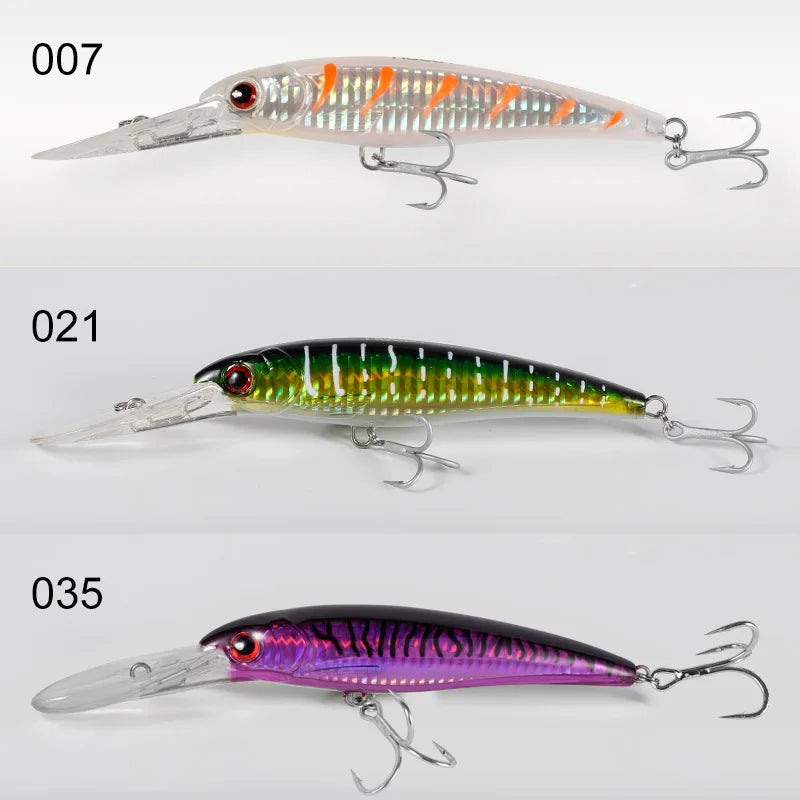 NOEBY 120mm Floating 140mm 160mm Slow Sinking Minnow Fishing Lures Artificial Bait Trolling Wobblers Sea Winter Fishing Lure